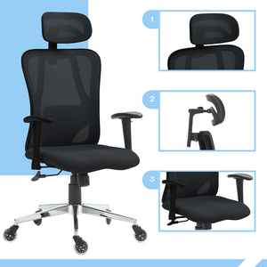 PAMPEYE Fotel Biurowy Obrotowy Ergonomiczny model: 100 - Krzesło do Domu, Biura