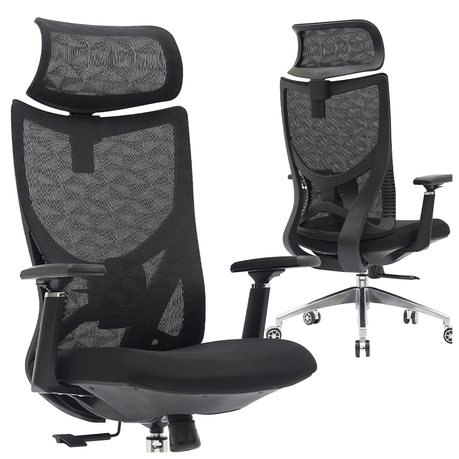 PAMPEYE Fotel Biurowy Obrotowy Ergonomiczny AX800 - Krzesło do Domu, Biura