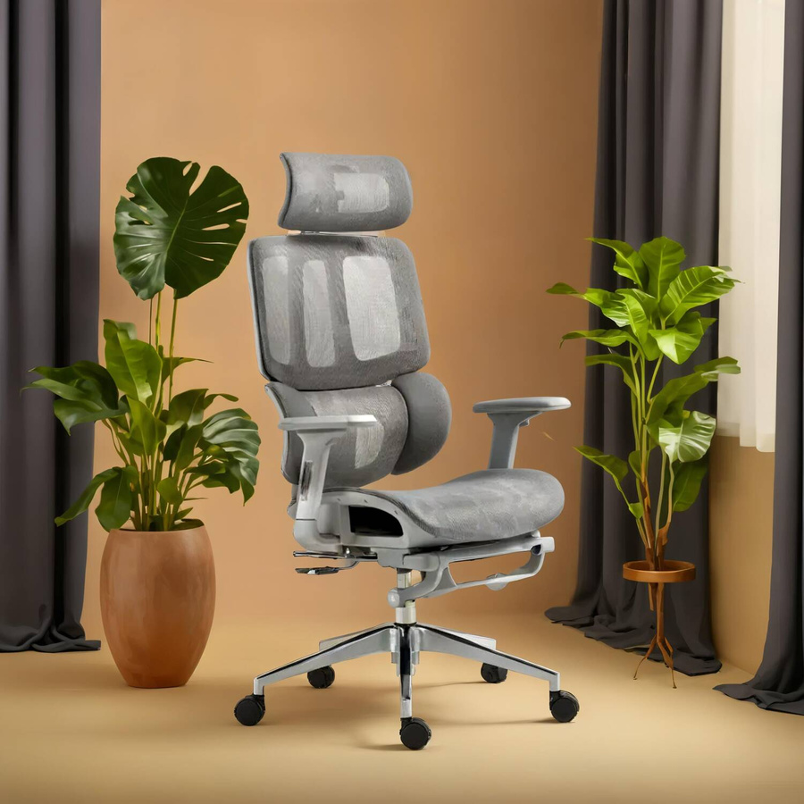 PAMPEYE Fotel Biurowy Obrotowy Ergonomiczny model: 200 - Krzesło do Domu, Biura