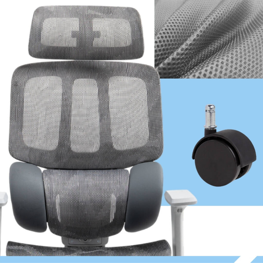 PAMPEYE Fotel Biurowy Obrotowy Ergonomiczny model: 200 - Krzesło do Domu, Biura