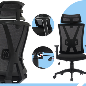 PAMPEYE Fotel Biurowy Obrotowy Ergonomiczny model: 918 - Krzesło do Domu, Biura