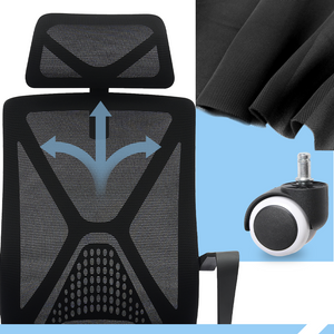 PAMPEYE Fotel Biurowy Obrotowy Ergonomiczny model: 111 - Krzesło do Domu, Biura